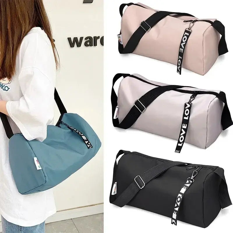Bolsa de gimnasio impermeable para mujeres para fitness y viajes