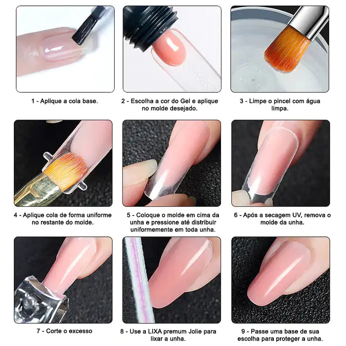 Kit de Extensión de Uñas TopGel con Bonificación Exclusiva