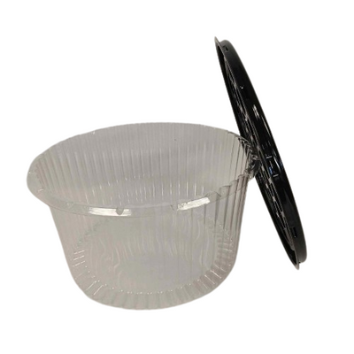 8" 2-3 Layer Cake Display Container with Clear Dome Lid