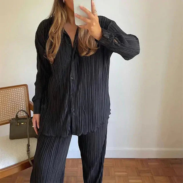 Conjunto de Traje Sólido para Elegancia Profesional
