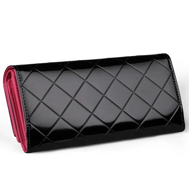 Cartera de Fiesta de Cuero de Vaca para Mujeres de Lujo