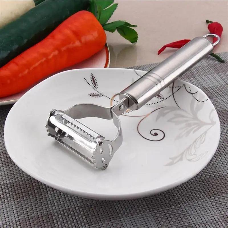 2PCS Stainless Steel Multi-Function Vegetable Peeler Set