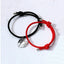 Bracelets de Couple Amis à Coeur Correspondant - Design Magnétique Minimaliste