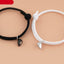 Bracelets de couple magnétiques - Ensemble de bijoux en pendentif cœur