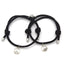 Bracelets de Couple Magnétiques Minimalistes - Ensemble d'Amitié Fait Main