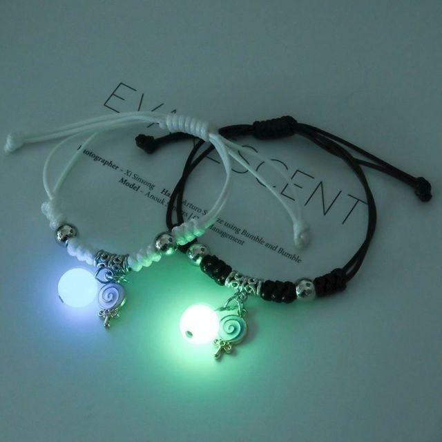 Bracelets Chat Étoile Lune Lumineux - Ensemble de 2