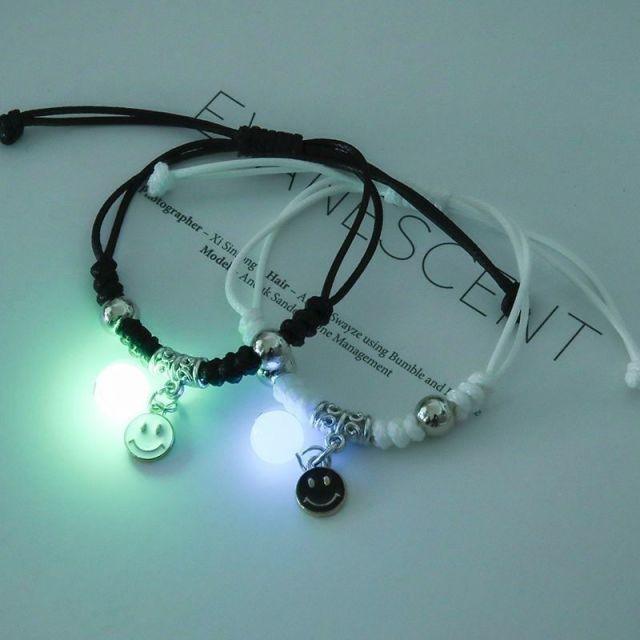 Bracelets Chat Étoile Lune Lumineux - Ensemble de 2