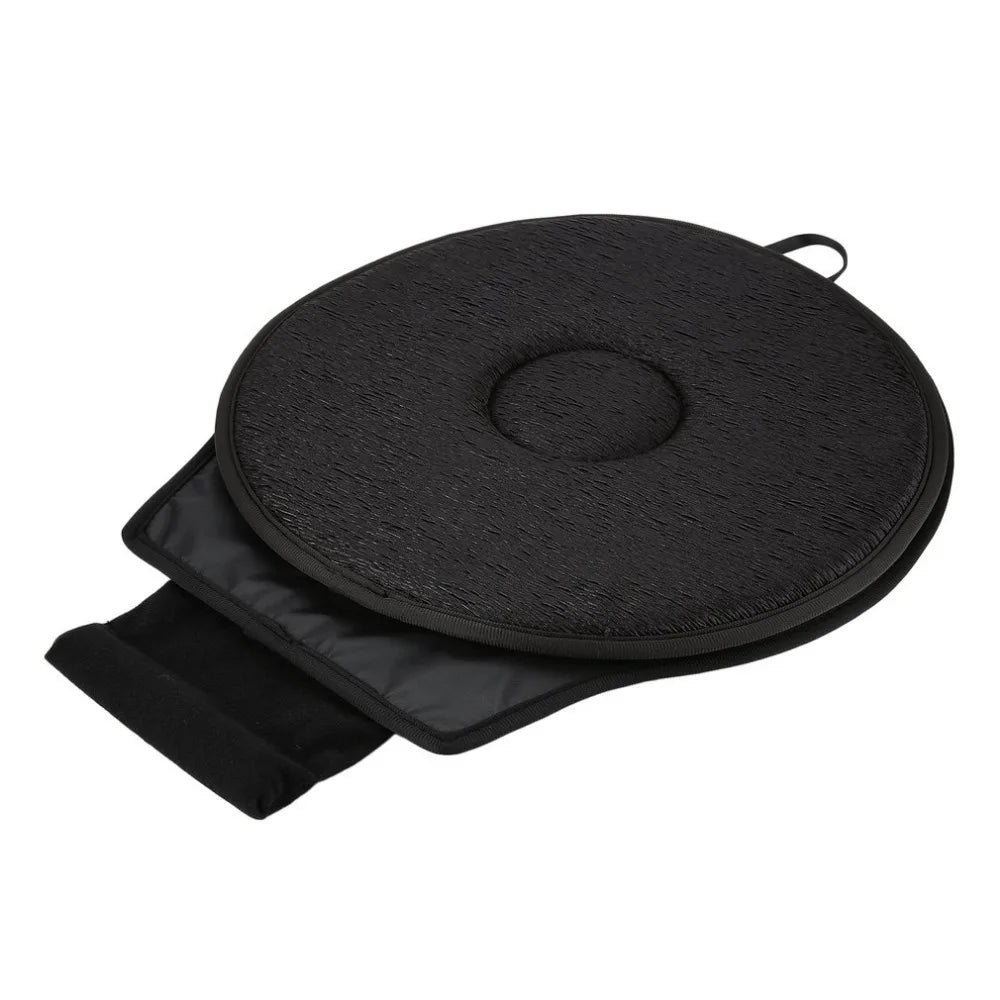 Non-slip Car Seat Revolving Rotating Cushion Swivel Foam Mobility Aid seat cushion in chair Tie - Korvel