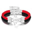 Ensemble de Bracelets Magnétiques pour Couples - Charme de Cœur Ajustable