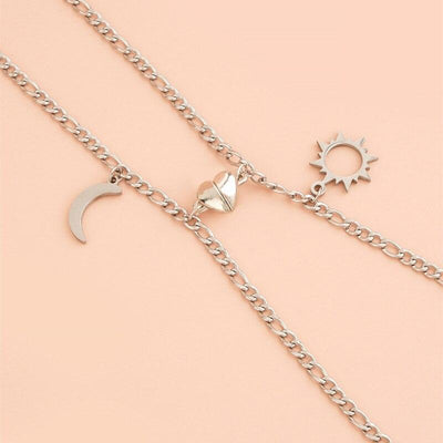 Couples Magnetic Attraction Stainless Steel Bracelets