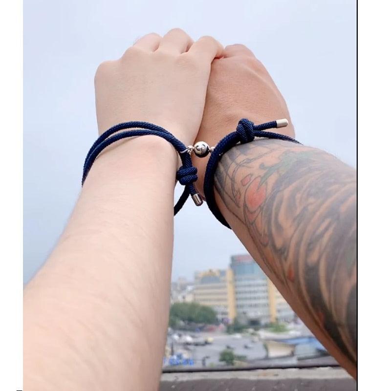 Couple Magnetic Attraction Bracelets - Set of 2