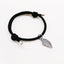 Ensemble de Bracelets Magnétiques Charmants pour Couples - Design en Forme de Cœur