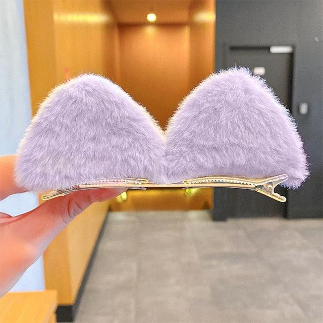 Adorable 2-Piece Christmas Deer Ear Hair Clips for Girls - Korvel