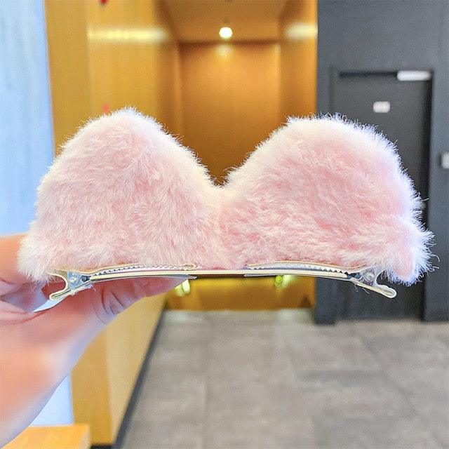 Adorable 2-Piece Christmas Deer Ear Hair Clips for Girls - Korvel