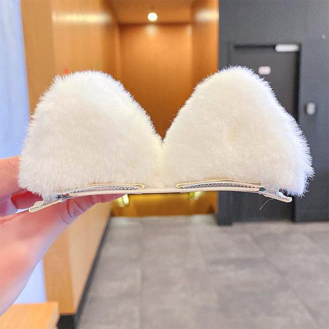 Adorable 2-Piece Christmas Deer Ear Hair Clips for Girls - Korvel