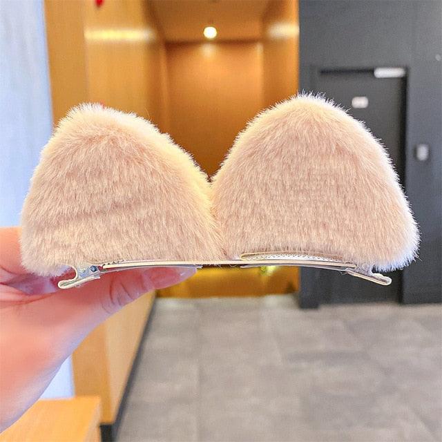 Adorable 2-Piece Christmas Deer Ear Hair Clips for Girls - Korvel
