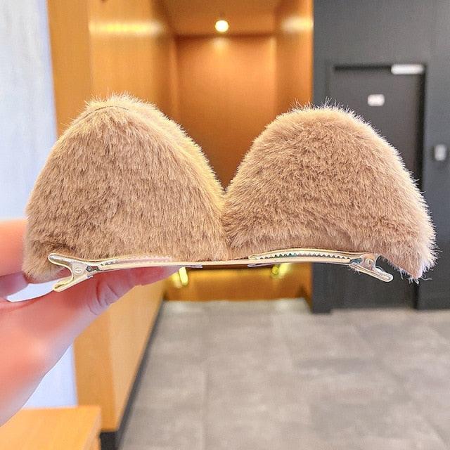 Adorable 2-Piece Christmas Deer Ear Hair Clips for Girls - Korvel