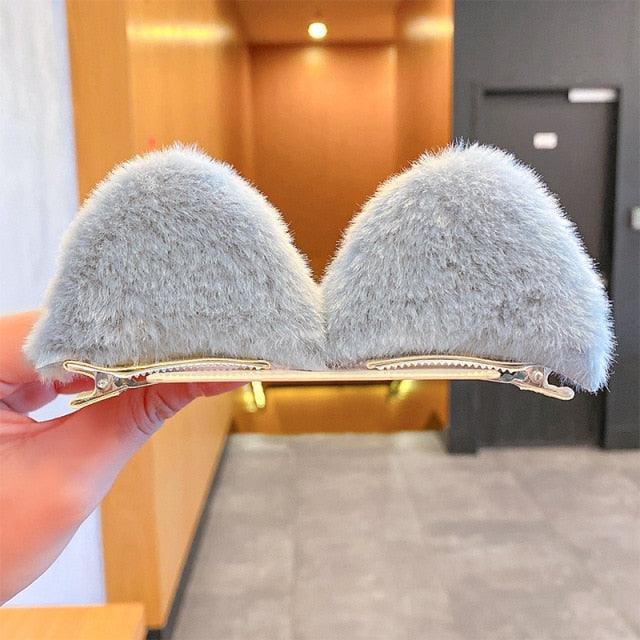 Adorable 2-Piece Christmas Deer Ear Hair Clips for Girls - Korvel