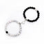 Ensemble de Bracelets pour Couples - Perles en Pierre Naturelle avec Cœurs Magnétiques
