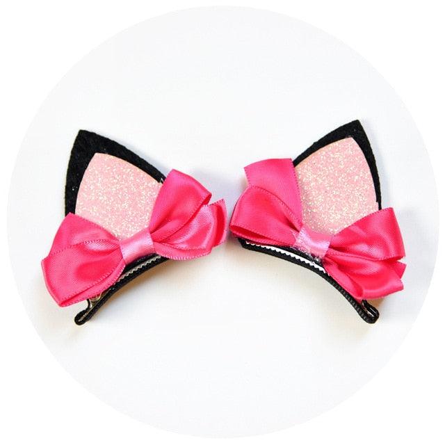 Ensemble de pinces à cheveux arc-en-ciel scintillantes pour filles