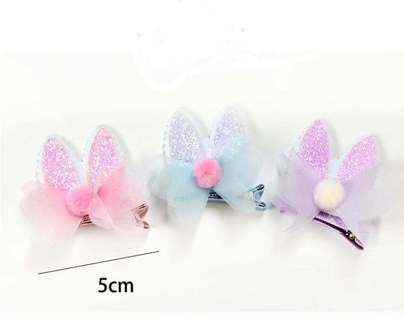 Ensemble de pinces à cheveux arc-en-ciel scintillantes pour filles