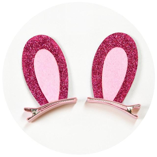 Ensemble de pinces à cheveux arc-en-ciel scintillantes pour filles