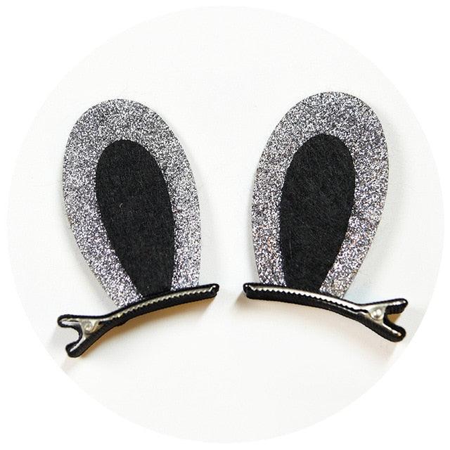 Ensemble de pinces à cheveux arc-en-ciel scintillantes pour filles