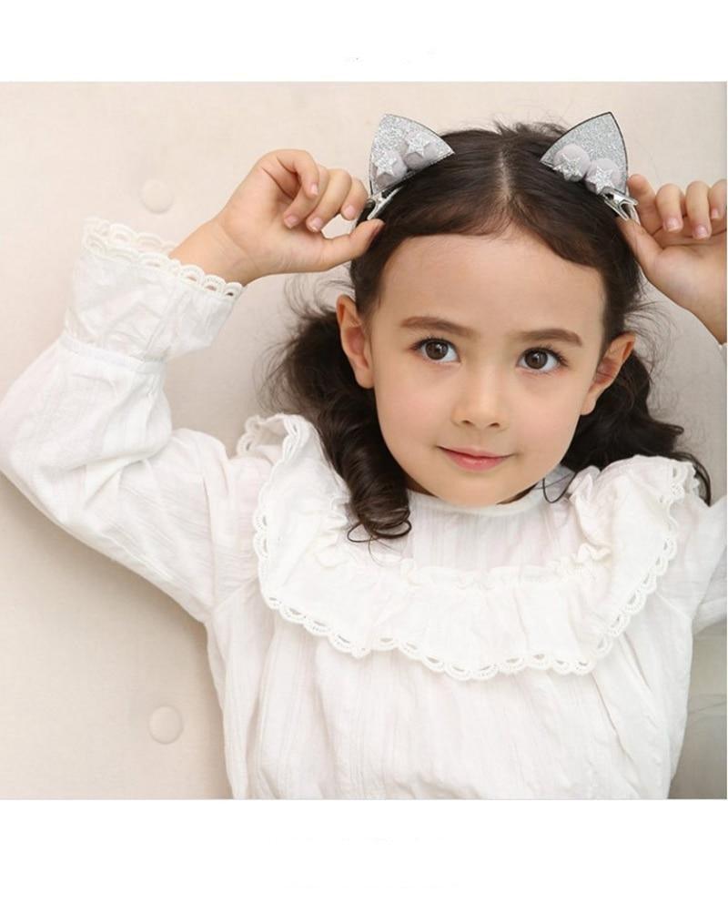 Ensemble de pinces à cheveux arc-en-ciel scintillantes pour filles