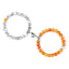 Ensemble de Bracelets Magnétiques en Forme de Cœur pour Couples