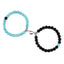 Ensemble de Bracelets Magnétiques en Forme de Cœur pour Couples