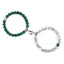 Ensemble de Bracelets Magnétiques en Forme de Cœur pour Couples