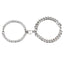 Bracelets d'attraction magnétique en forme de cœur pour couples - Ensemble de 2