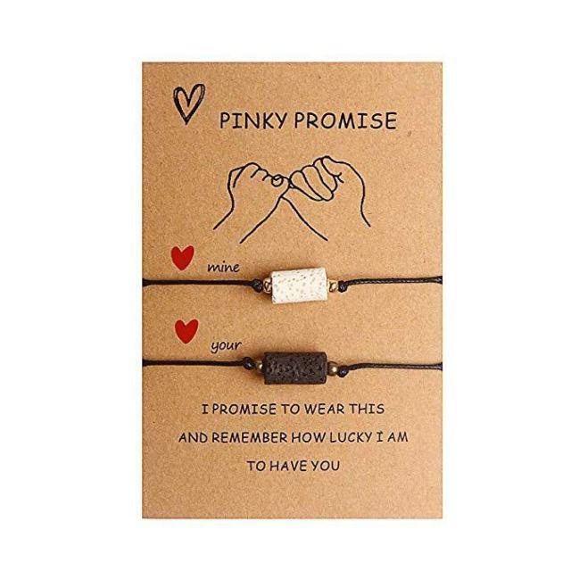 Ensemble de Bracelets en Corde Ajustables Minimalistes pour Couples et Amis
