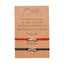 Ensemble de Bracelets en Corde Ajustables Minimalistes pour Couples et Amis