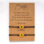 Ensemble de Bracelets en Corde Ajustables Minimalistes pour Couples et Amis