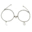 Ensemble de bracelets en acier inoxydable Sun Moon pour couples