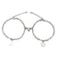Ensemble de bracelets en acier inoxydable Sun Moon pour couples