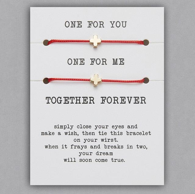 Ensemble de Bracelets Charms Infini Amour Ensemble Pour Toujours