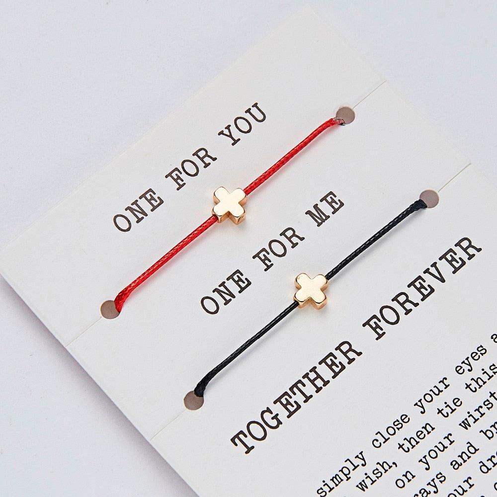 Ensemble de Bracelets Charms Infini Amour Ensemble Pour Toujours