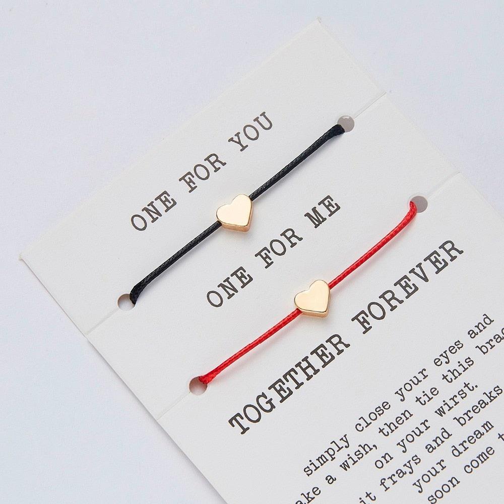 Ensemble de Bracelets Charms Infini Amour Ensemble Pour Toujours