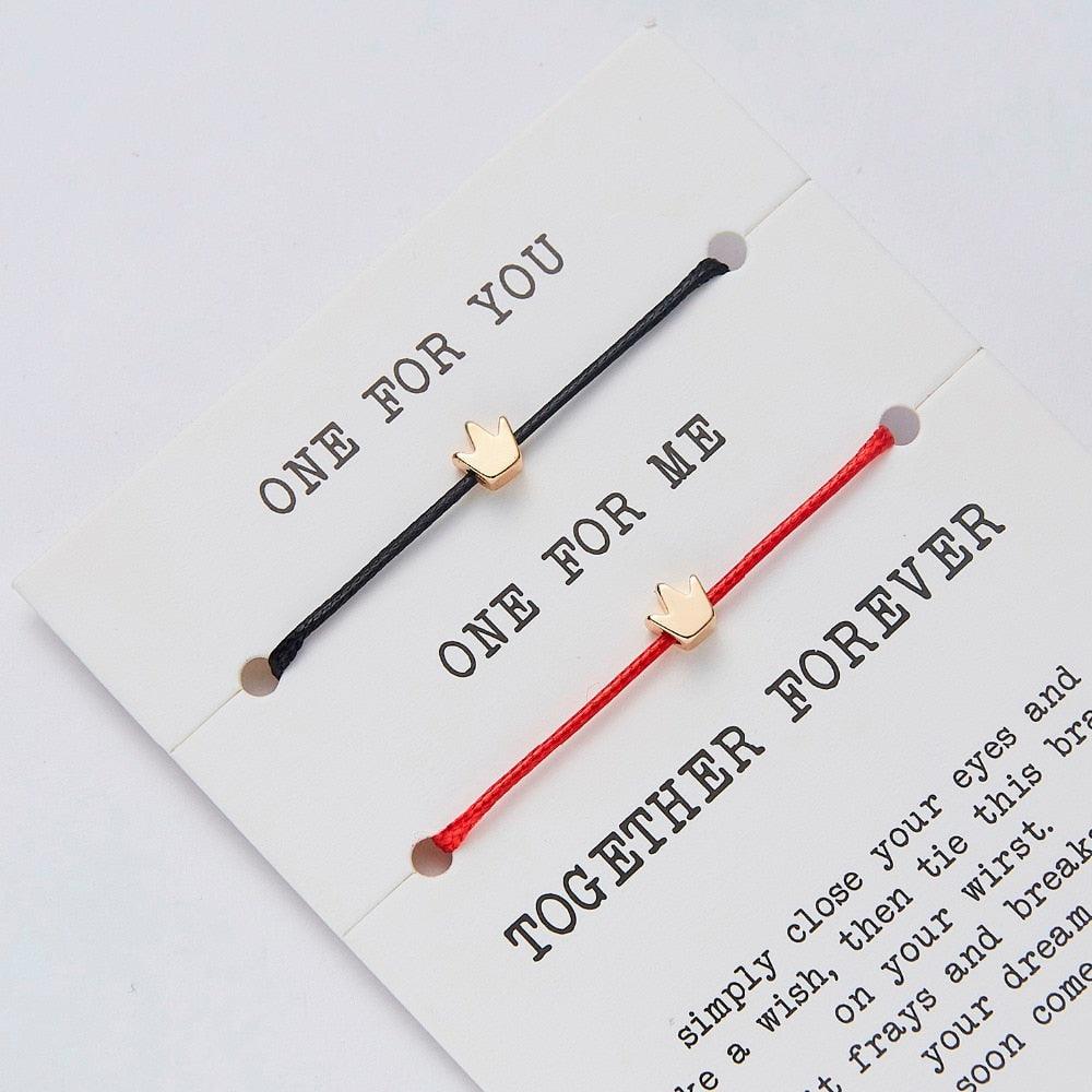 Ensemble de Bracelets Charms Infini Amour Ensemble Pour Toujours