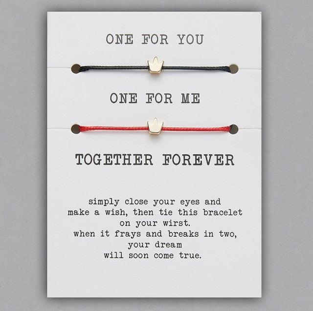 Ensemble de Bracelets Charms Infini Amour Ensemble Pour Toujours