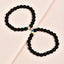 Ensemble de Bracelets Magnétiques pour Couples - Bracelets en Pierre Naturelle
