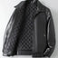 Veste en cuir premium pour hommes pour les aventures en plein air