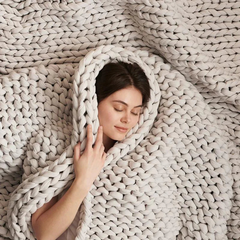 Manta de sueño ponderada Cozy para mayor comodidad