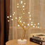 Arbre de Noël en Fil de Cuivre - Décor de Fête Élégant
