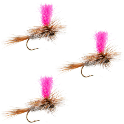Adams Hi-Viz Parachute Dry Fly - Size 16 (3 Pack) - Korvel