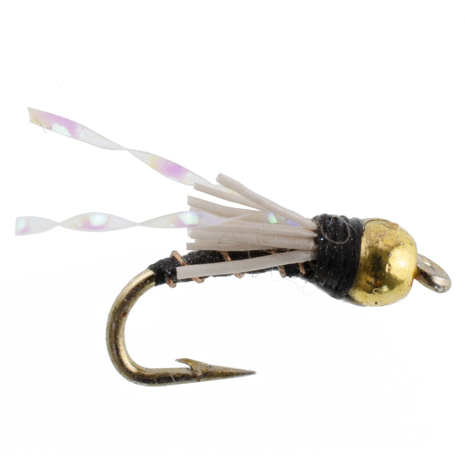 Premium Beadhead Black Serendipity Wet Fly - 6 Pack Size 18 - Korvel