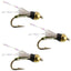3-Pack Olive Beadhead Serendipity Wet Flies - Size 18 - Korvel