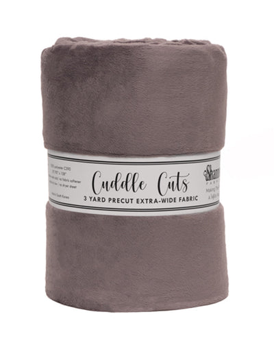 Tissu Cuddle 3 Yards 110" - Charbon